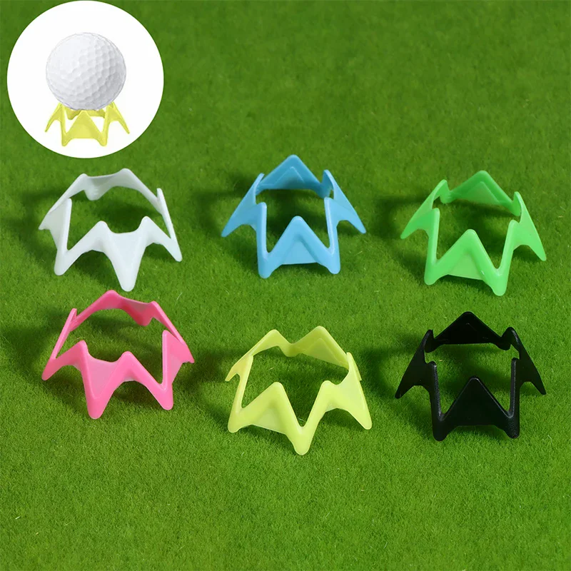 5Pcs Plastic Golf Mat Tees Golf Simulator Tees Practice Golf Tees For Winter Turf Driving Range Home Golf Tees For Golf Training
