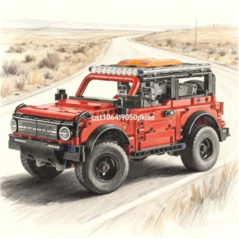 

943 шт., технология Ford Mustang, автомобильные строительные блоки, коллекционные предметы для взрослых, сборная модель 42213, кирпич, детский рождественский подарок