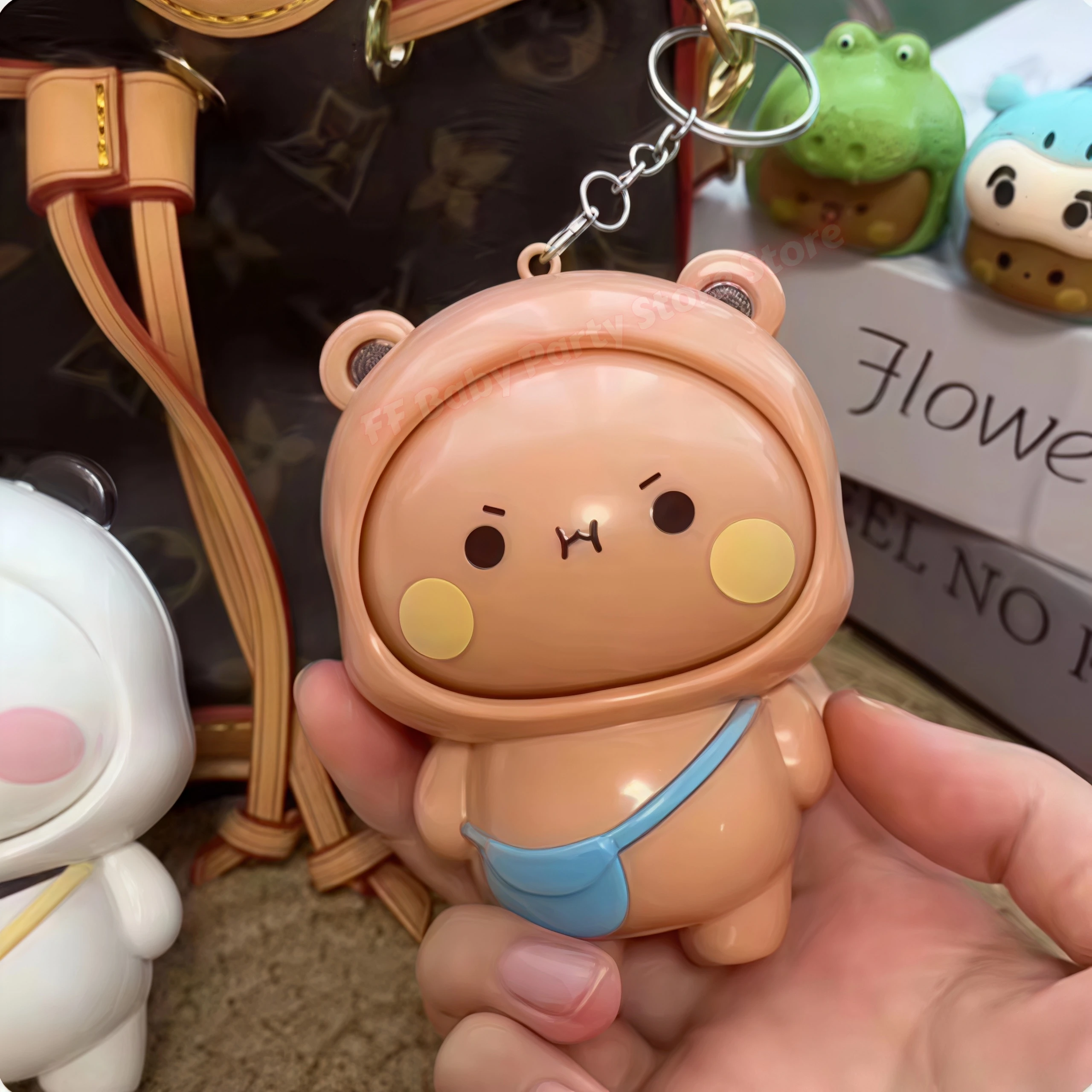 Kawaii Panda Bubu und Yier Gesichtswechsel-Puppe Niedlicher Panda Bubu Dudu Cartoon Gesichtswechsel-Schlüsselanhänger Puppe Partygeschenk – Detail 8