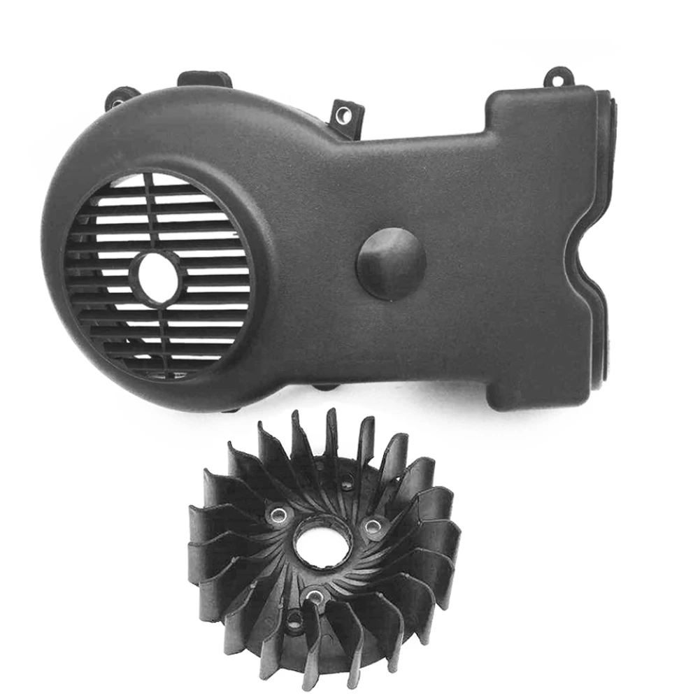 Motorcycle Scooter Engine Cooling Fan Cover Fan Leaf For Suzuki AN125 AN 125 150 AN125T QS150T HS125T 125CC