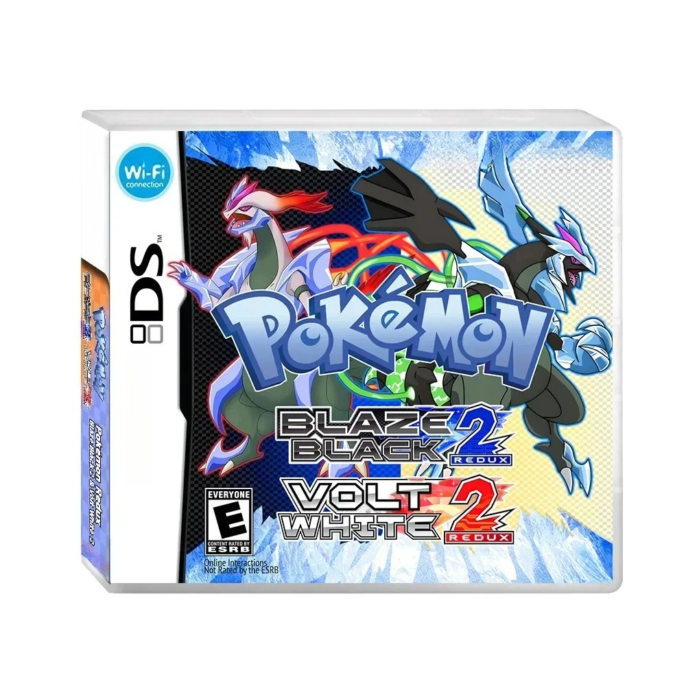 

Pokemon Fire Black 2 & Volta White 2 Ultimate NDS Game Card - RPG English Version - Boxed Game