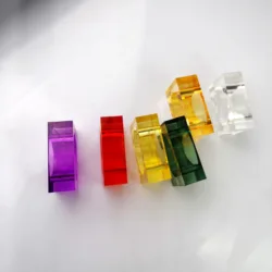 Free Shipping Colorful Square Napkin Ring 6 Pcs New Design Qn22031504