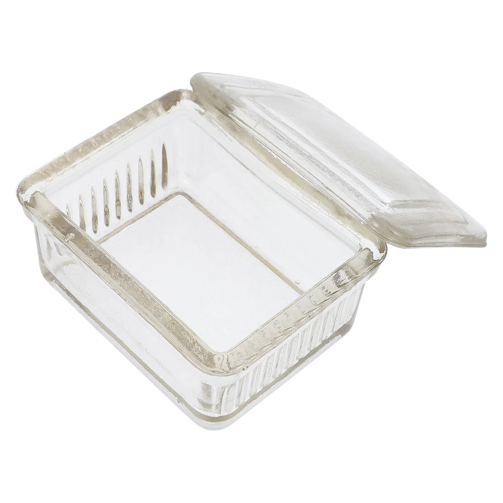 

1Pcs Glass Staining Jar Laboratory 9-Slide Staining Tank Transparent Durable Chemical Resistant for Lab Research