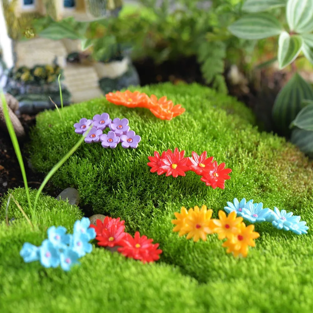 

10pcs Miniature Garden Mini Garden Terrarium Moss Moss Miniature Flowers Landscape Mini Flowers Landscape