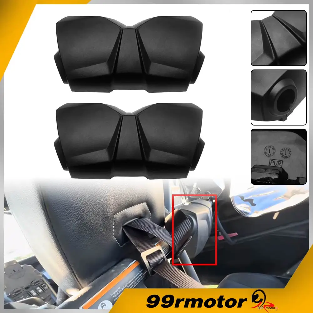 1 Pair Seat Belt Protector Pads Part For Can-Am Maverick MAX Turbo North America 2019 2021 2022 2023 2024 2025 2026 #707900653