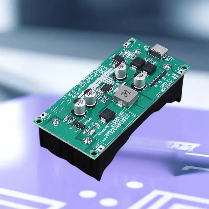 3A High-Power UPS 18650 Lithium Battery Boost Charging 5V/12V Simultaneous Charging And Discharging Power Supply Module