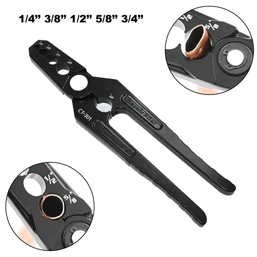 

ST301 Copper Tube Repair Pliers Versatile Round Plier Tool Compound Rounder And Flat Folding Tube Fix Leaks Quickly Easily