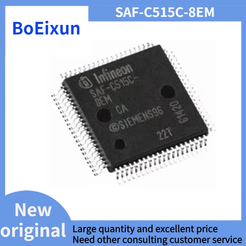 

100% new original SAF-C515C-LM SAF-C515C-8EM QFP80 feet new 8-bit microcontroller microcontroller chip