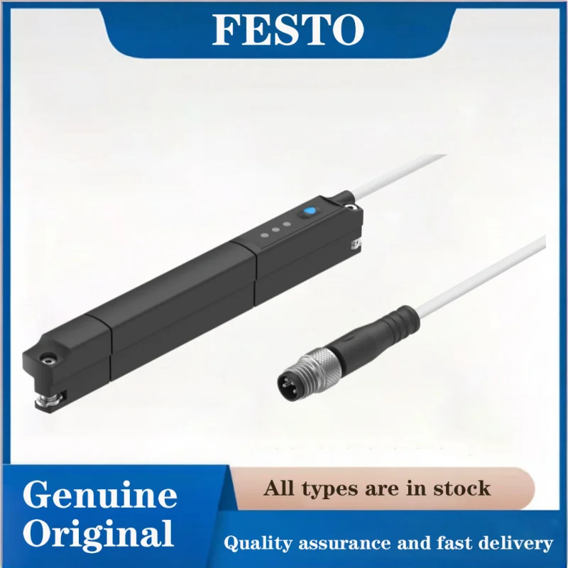 Transmisores de Posición Originales FESTO 8115396-SDAT-MHS-M100-1L-SV-E-0.3-M8 Serie SDAT, Transmisor de Posición, Componentes Neumáticos