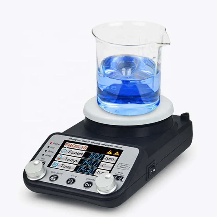 CHINCAN TP-350+ Color Screen Digital 20L Laboratory Hot Plate Magnetic Stirrer 1800rpm up to 340 degree with temperature sensor