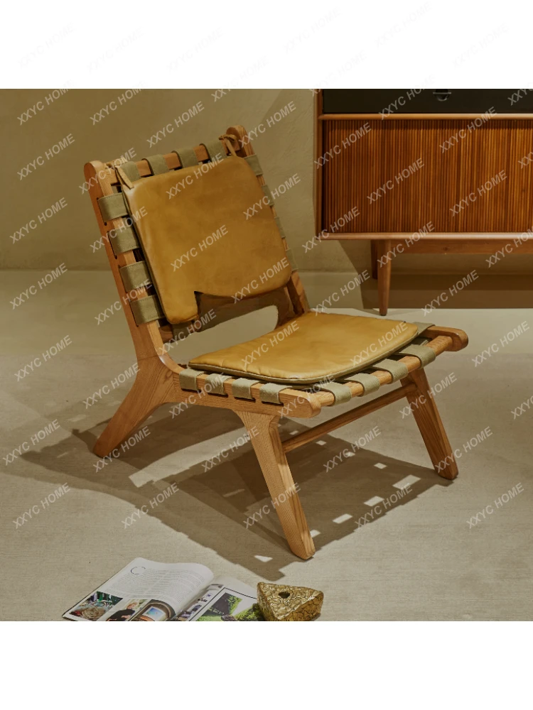 Angler Chair Camping Fishing Good-looking Rattan Woven Log chairs living room  chairs for bedroom  furniture