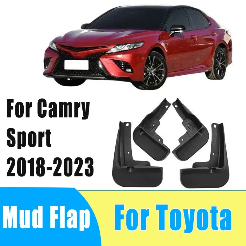 

4pcs Auto Tire Mudguard Waterproof Prevent Mud Splashing Car Mud Flap Fender Trim Accessory For Toyota Camry Sport 2018-2023