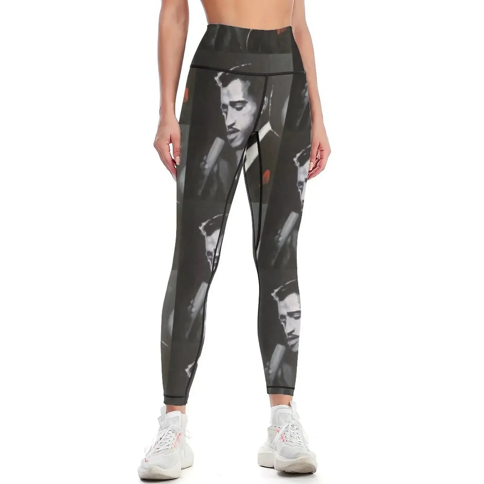 

Sammy Davis Jr. Original portrait painting Leggings Clothing fitness Women's pants Women's sports pants Womens Leggings