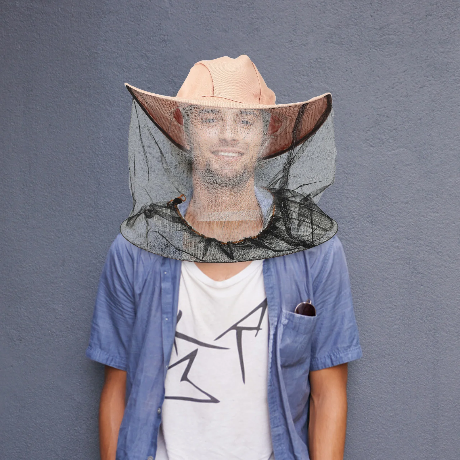 

Lightweight Folding Uv Protection Outdoor Beekeeper Quick-Drying Sun Shade Face Neck Protective Hat Foldable Insect Mosquito