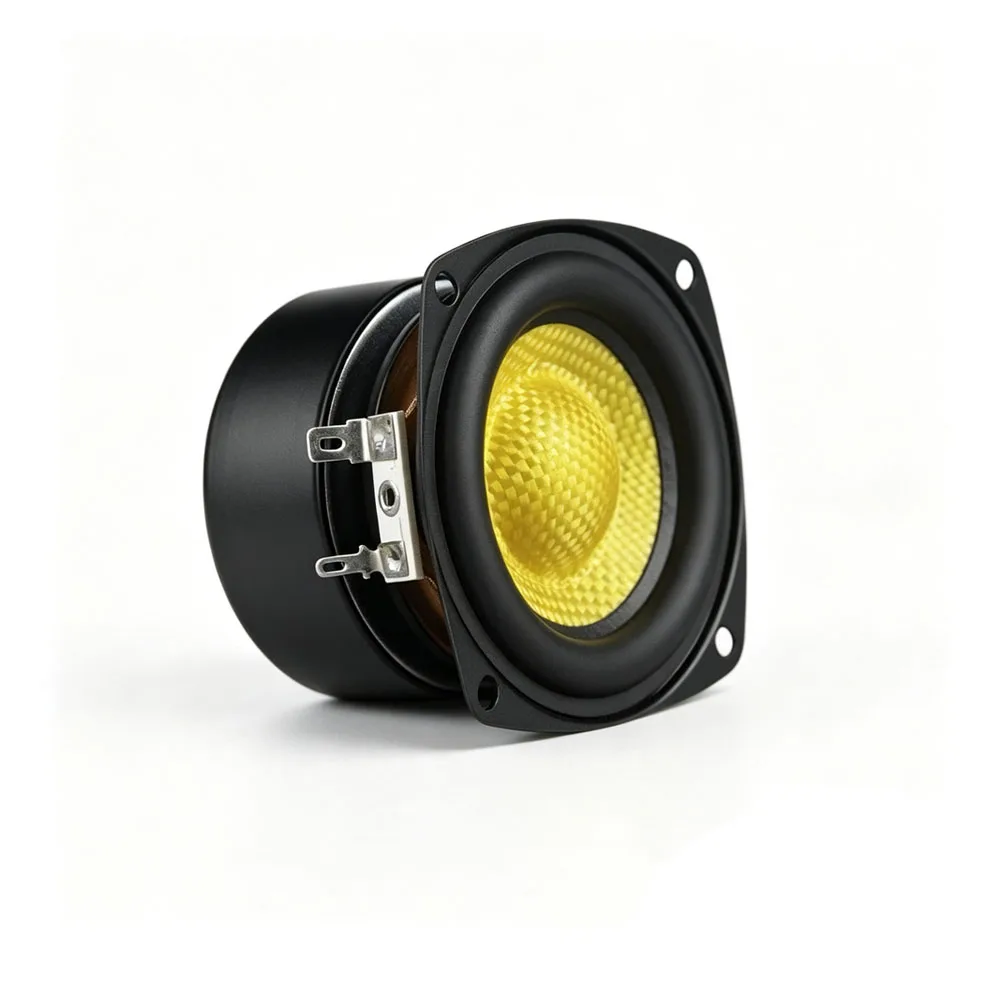 AUIN 1 Stück 3 Zoll 4/8 Ohm 25-50W Tieftöner Lautsprecher Fiberglas High Stroke Power HiFi DIY Bluetooth Bass-Lautsprecher – Detail 7