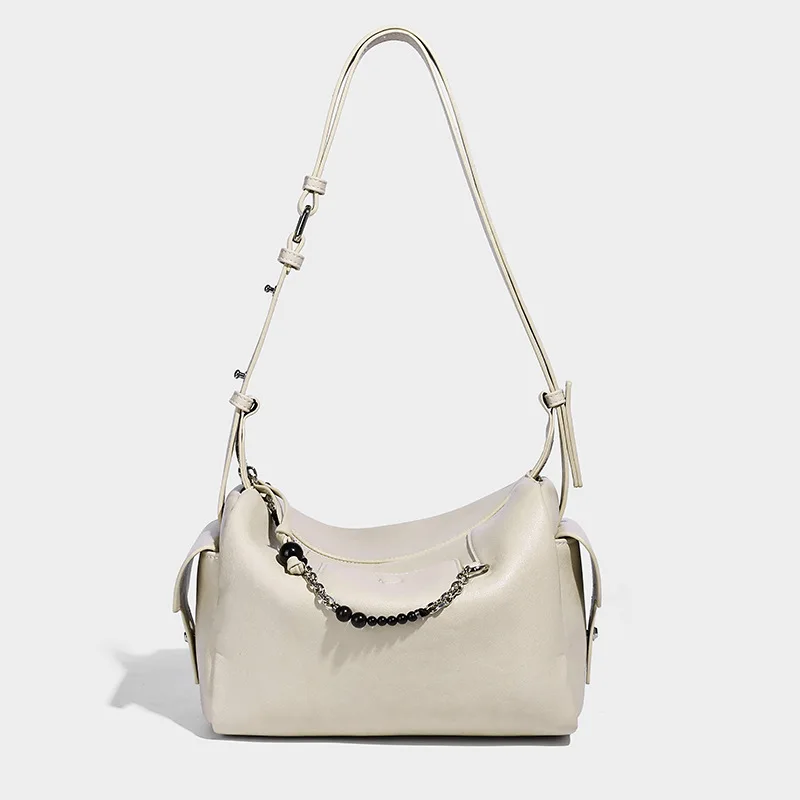 

New Women's Large Capacity Underarm Bags for Commuting Work Chain Handle Versatile PU Leather Handbag Elegant Shoulder Bag Purse