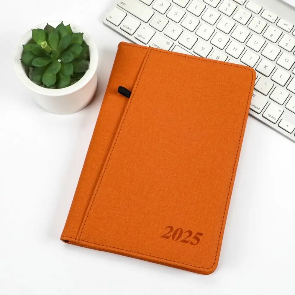 Agenda Planner A5 2025 Notebook 156 pagine Copertina morbida in PU 12 mesi Notebook Planner Durevole Creativo Blocco note da 365 giorni