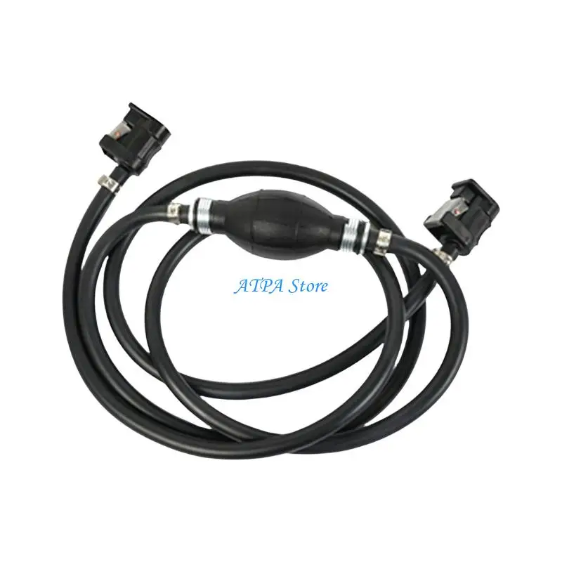 U13C High Pressure Hose Assembly 3Meter Black Rubber Tube For Marine Applications Includes Hand Operated Pump