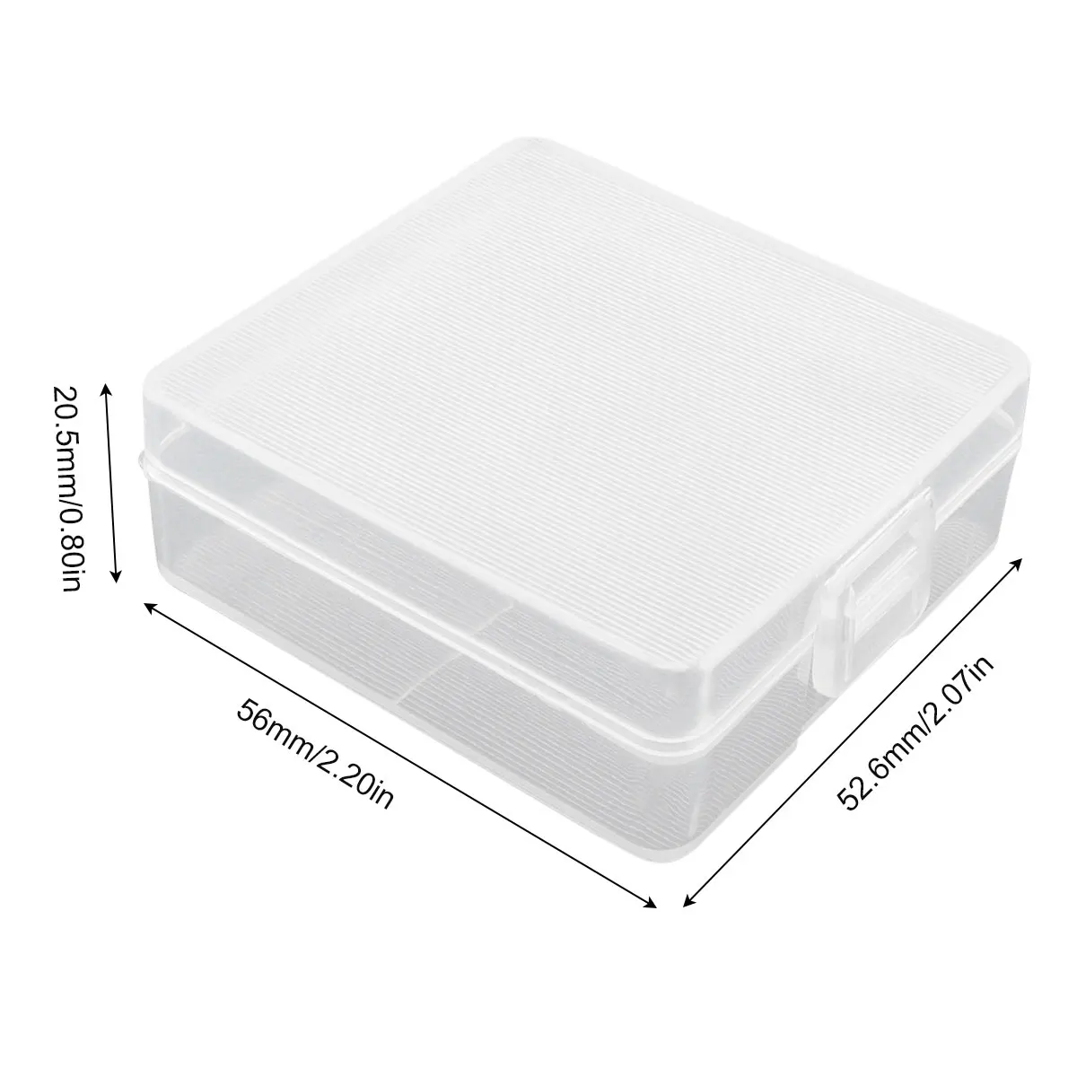 Portable Battery Storage Box Plastic Battery Hard Case Holder for 2pcs 9V 6F22 Batteries