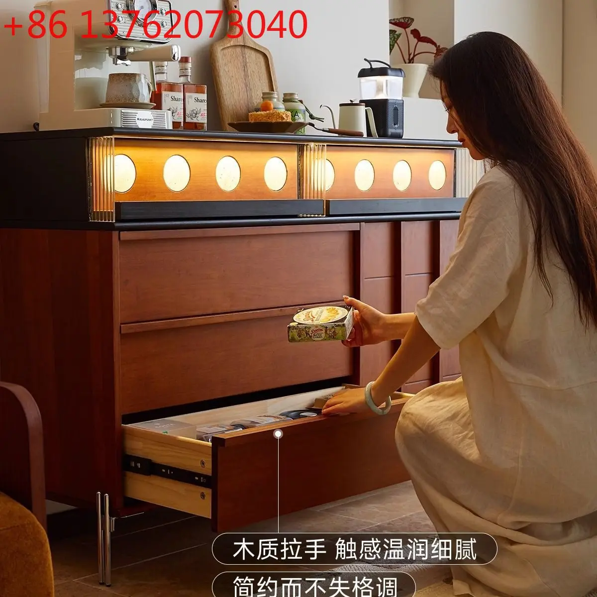 

Шкаф для хранения в средневековом стиле, шкаф с выдвижным ящиком для гостиной, боковой шкаф в стиле ретро, место для хранения вещей