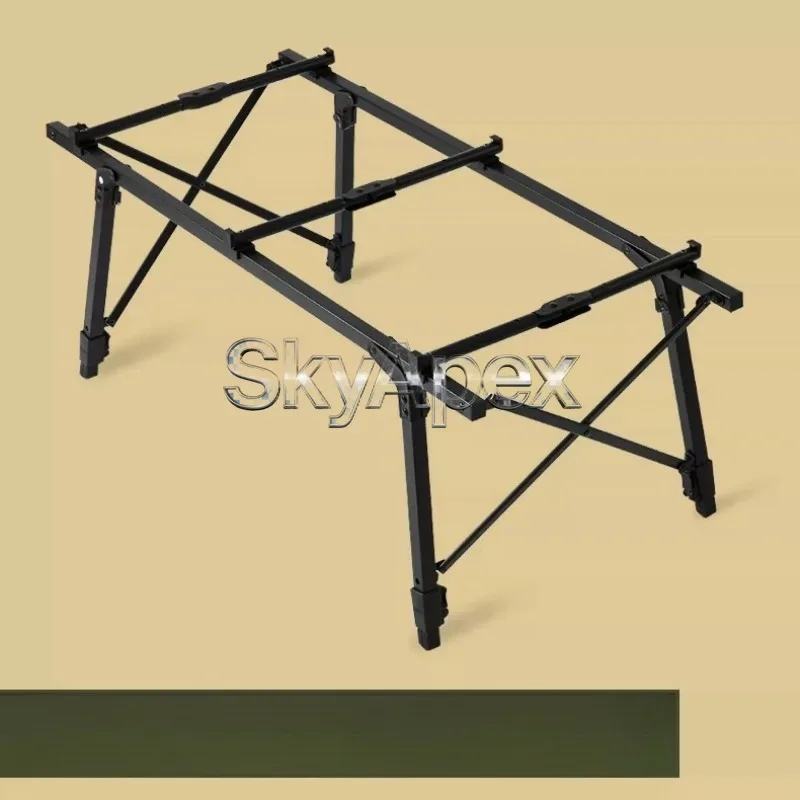 Camping Aluminum Folding Tactical Table Premium Spacious Safe Convenient Portable Picnic Table Chair For Outdoor Activity