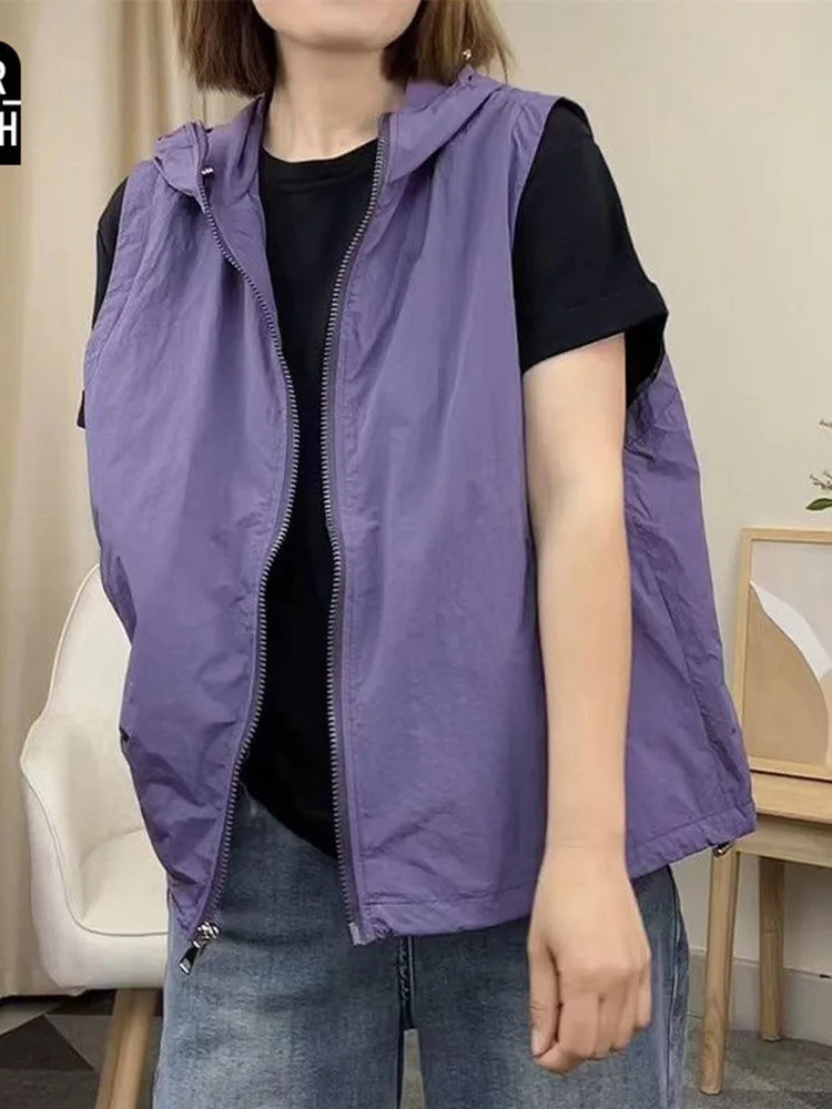 gilet-casual-da-donna-con-cappuccio-zip-e-protezione-solare-upf-versatile-modellante-alla-moda-tinta-unita-stile-pendolare-collezione-estate-2025