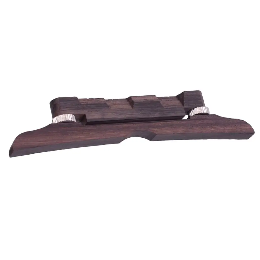 114mm Rosewood Adjustable Mandolin Bridge for Mandolin Banjo Replacement