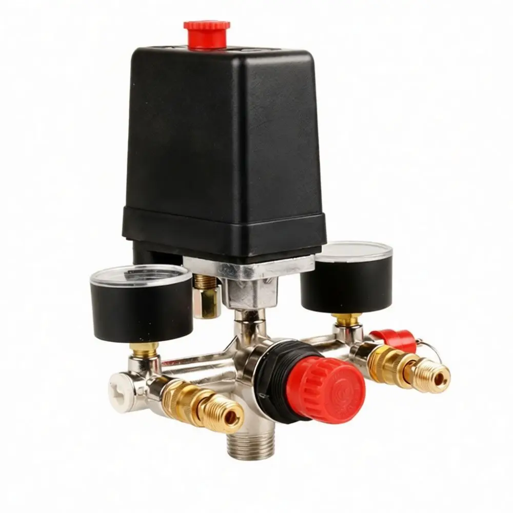Universal Air Compressor Pressure Regulator Control Switch Assembly For Bama Pneumatic Tools Repair Parts Hardware Fittings