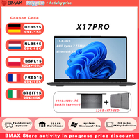 BMAX X17 ProWindows 11 Pro2025 gaming laptop AMD Ryzen 7 7730 U32GB memory 1TB SSD 15.6-inch ultrabook Bluetooth 5.4 screen 15.6-