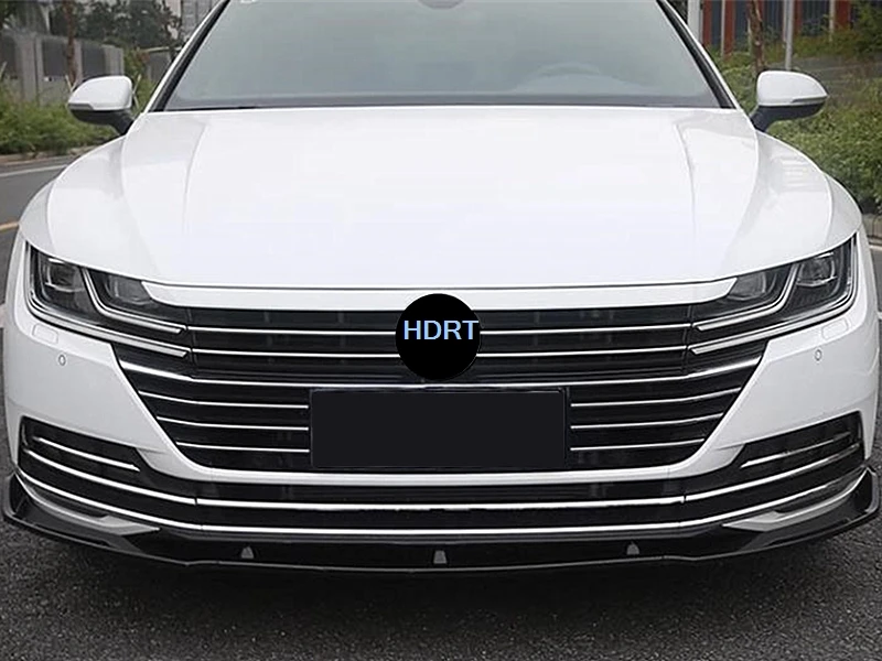 Car Styling Front Middle Mesh Strip Grille Cover Molding Accessories Exterior Sticker For Volkswagen VW Passat CC Arteon 2018 +