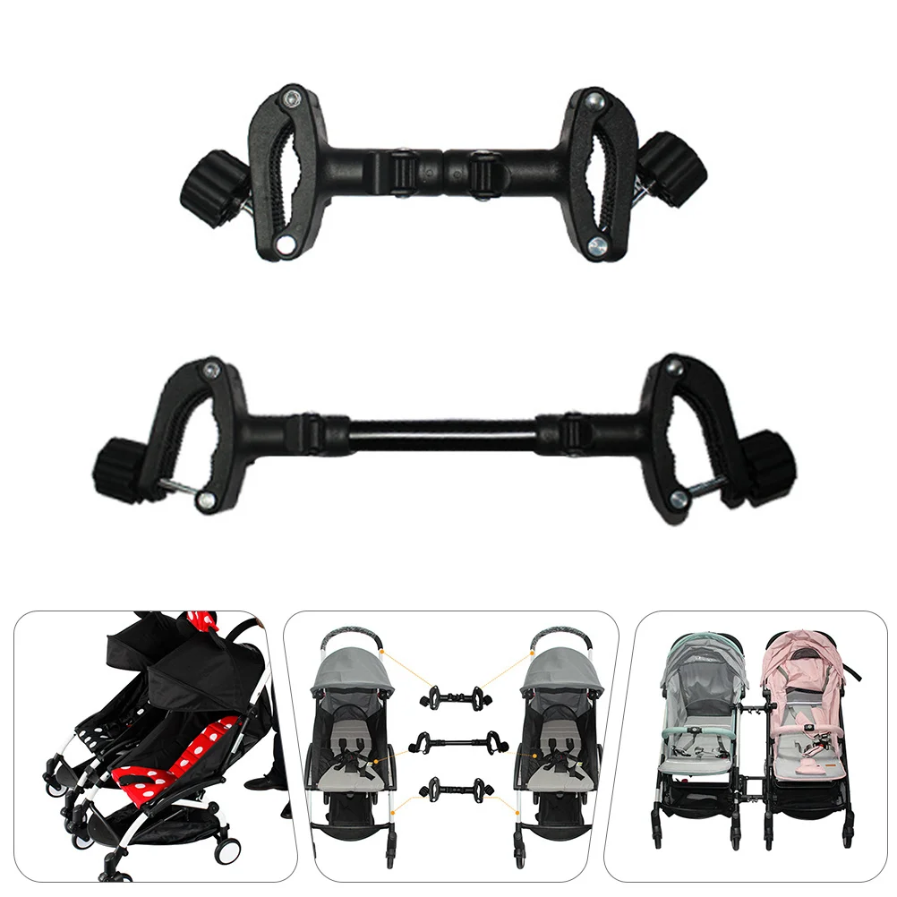 3 قطعة موصل عربة الأطفال في الهواء الطلق عالية القوة طفل عربة موصلات تحويل اثنين من عربات الأطفال إلى ترادف جديد الوالدين يجب أن يكون لديك #6