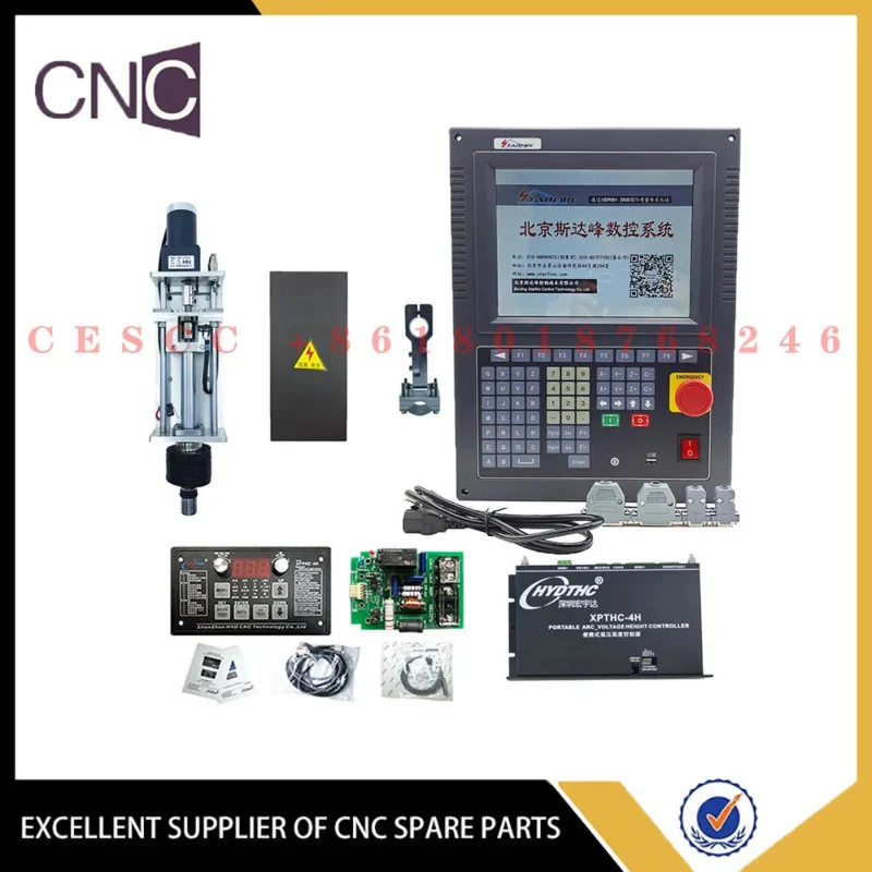 

Cnc SF-2300S Kit lifter JYKB-130-DC24V 130mm stroke / XPTHC-4H arc voltage height controller for flame plasma cutting