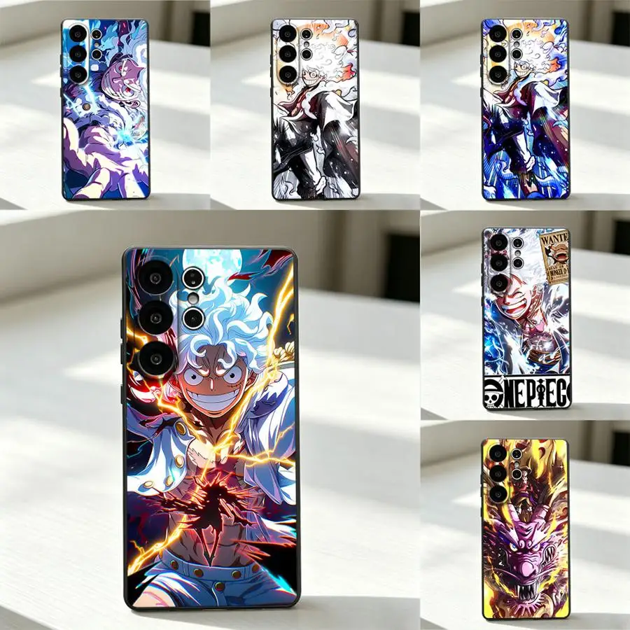 Ones P-iece Anime Art Case for Samsung Galaxy S26 Ultra S23 S24+ Note 20 8 9 10 S10 S9 S25+ S25 Plus S26+ S24 S20 S21 FE Phone