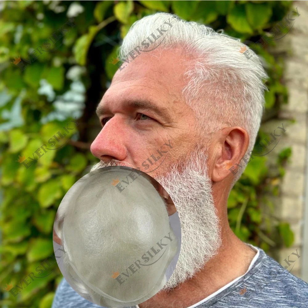 

Мужской парик-система замещения волос (тупе) 60R, 80% плотность, 0.02 мм, ультратонкая, реалистичная, незаметная кожа # Светлые, коричневые, серые 100% натуральные человеческие волосы, невидимые на виду