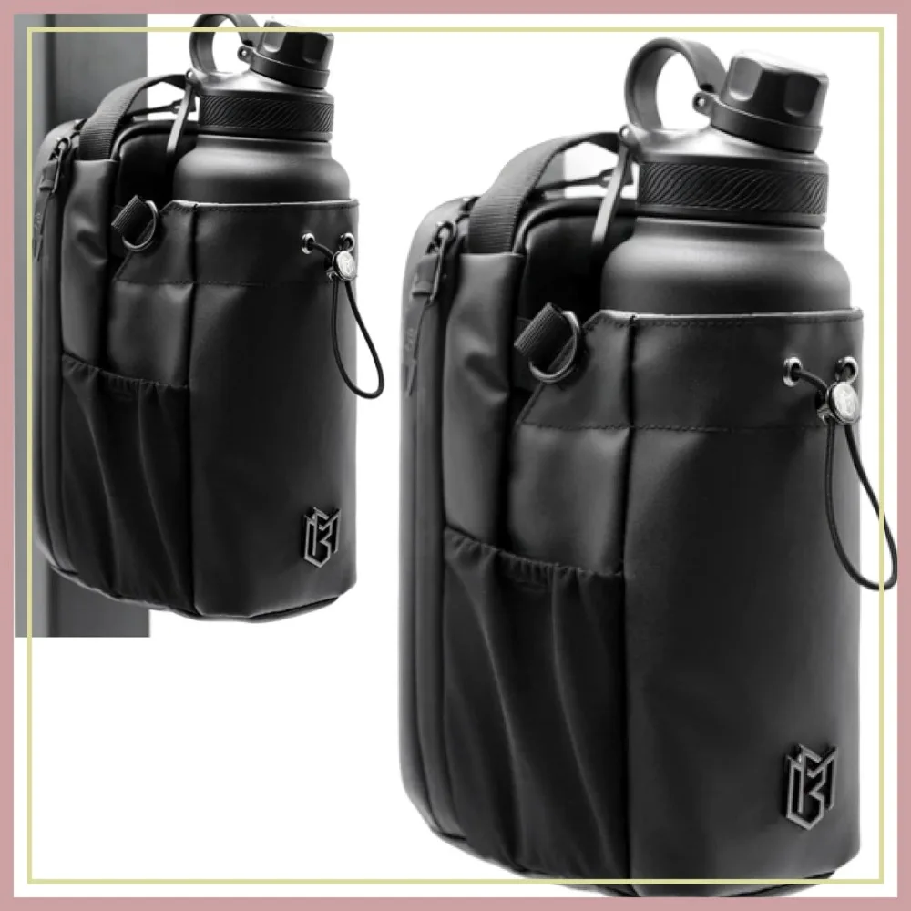 

Magnetic Gym Bag – Sling Bottle with Magnetic Attachment, Water Bottle Holder, Crossbody for Travel Sports Fitness