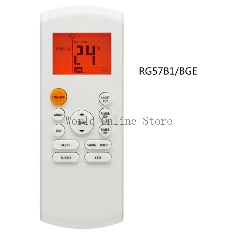 Control remoto aire acondicionado reemplazo para Midea Rient Kaysun RG57B1/BGE 87HC