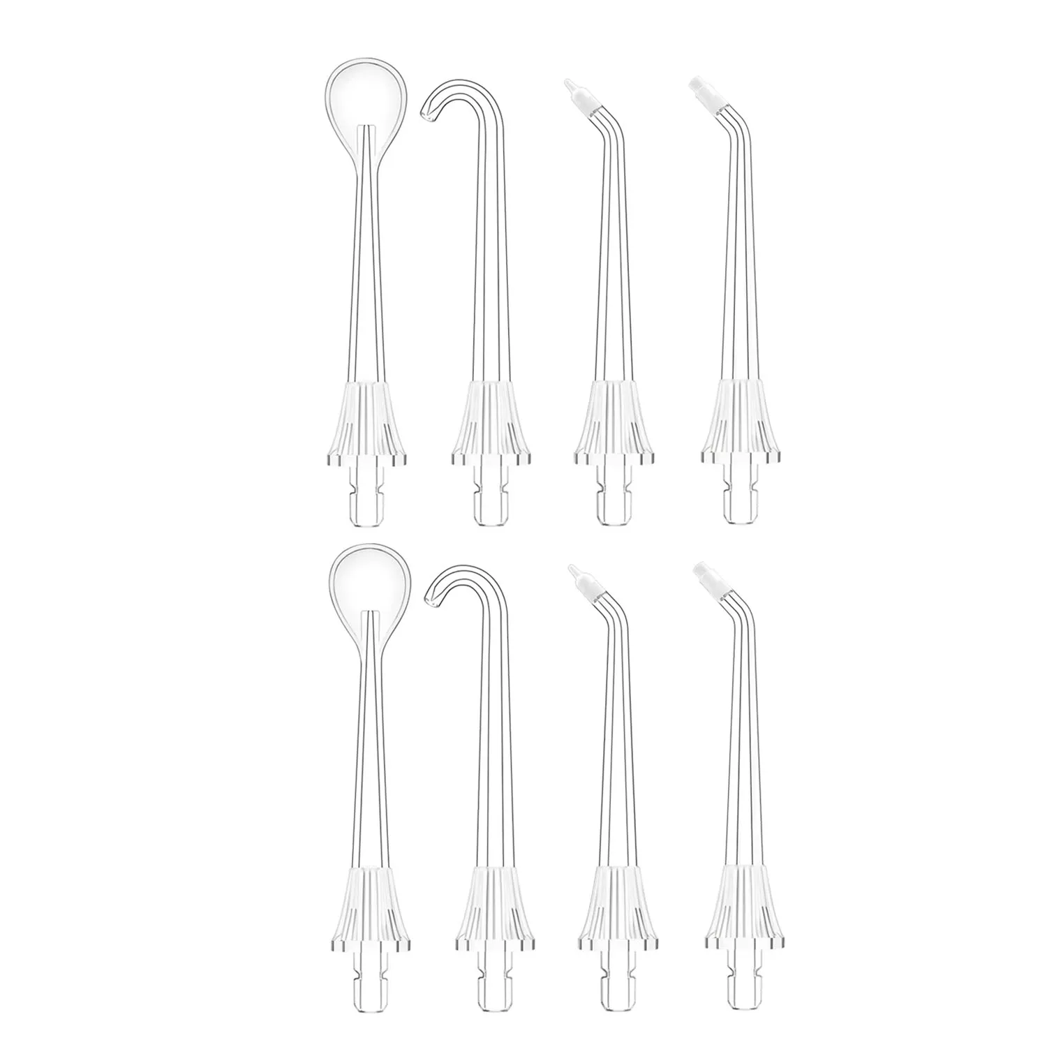 Dental irrigator 4 / 8 nozzle transparent for Mornwell F18/D52/F29/F32/F38 Detal Water Flosser for braces and teeth whitening