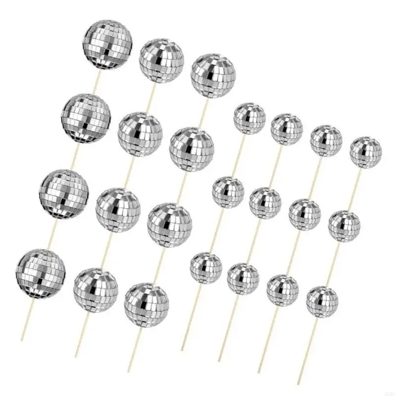 24Pcs Discos Ball C…