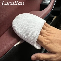 Lucullan White Ceramic Coatings Sponge With Finger Pocket Style Microfiber Applicator Pad