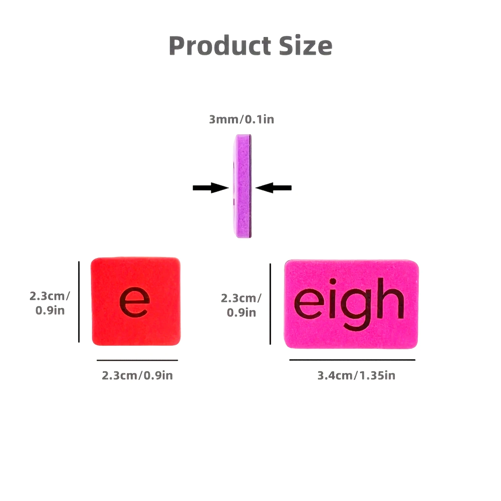 Magnetische Buchstaben, Phonics-Spiele, Buchstabenfliesen, Wissenschaft des Lesens, Klassenzimmermaterialien für die 1., 2. und 3. Klasse, Homeschool, Alter 3–8 Jahre