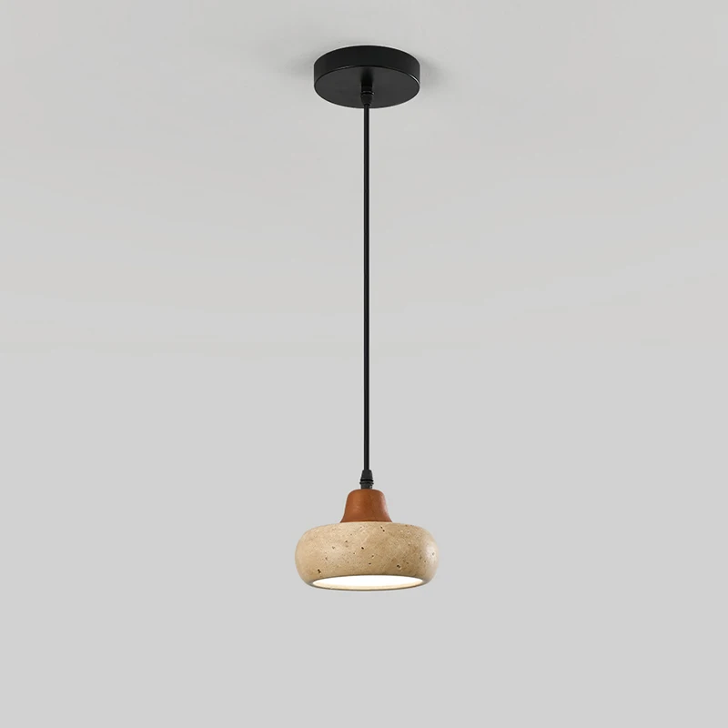 tete-de-lit-de-chambre-a-coucher-en-pierre-de-grotte-jaune-style-wabi-sabi-ancien-protection-des-yeux-retro-circulaire-lampes-suspendues-pour-reception