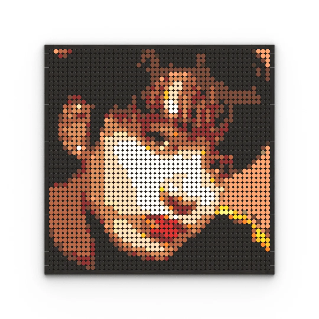 DIY Pixel Art Mosaic Building Blocks Pop Star Portrait Wall Decor Compatible with Major Brands Unique Gift Concert Goers Music