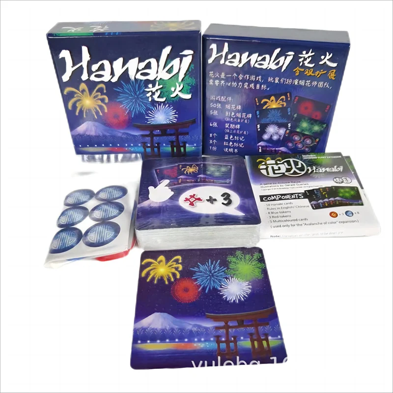 Unleash the Fun with HANABI Card Board Game for Groups - Easy to Play, Great for Parties!