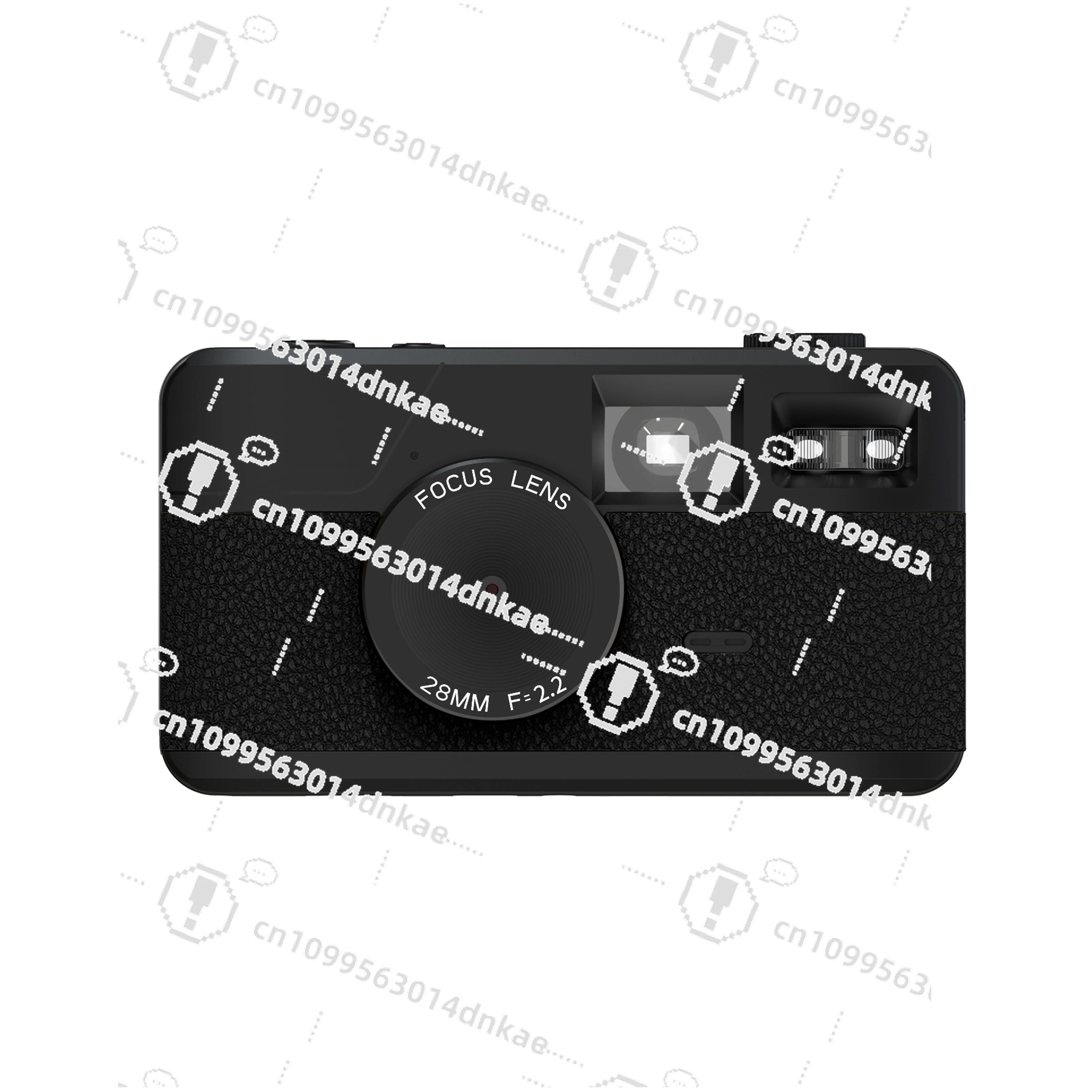 

Цифровая камера без экрана в стиле ретро, 8-режимный фильтр, 8-мегапиксельная светодиодная камера, плоская замена логотипа, настройка