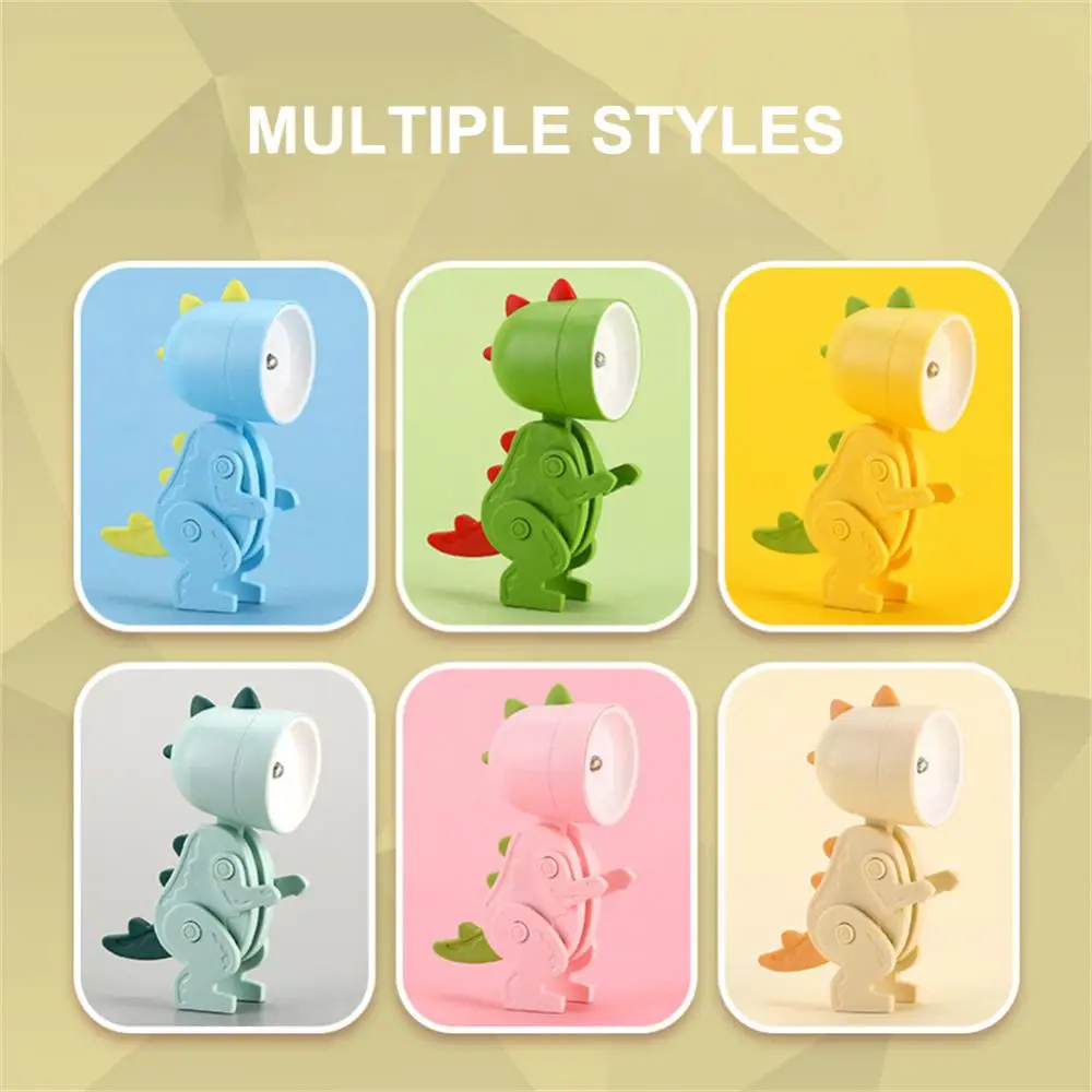 Multifunctional Animal Mini Desk Lamp Magnetic Holder Night Lights Cute Folding Bedroom Bedside Room Decor Gift Night Lights