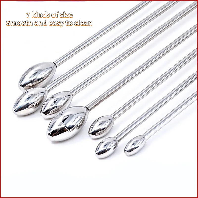 Metal Urethral Catheter Horse Eye Stimulation Male Urethral Dilator Penis Plug Sounding Sex Toys for Men Male Chastity Device