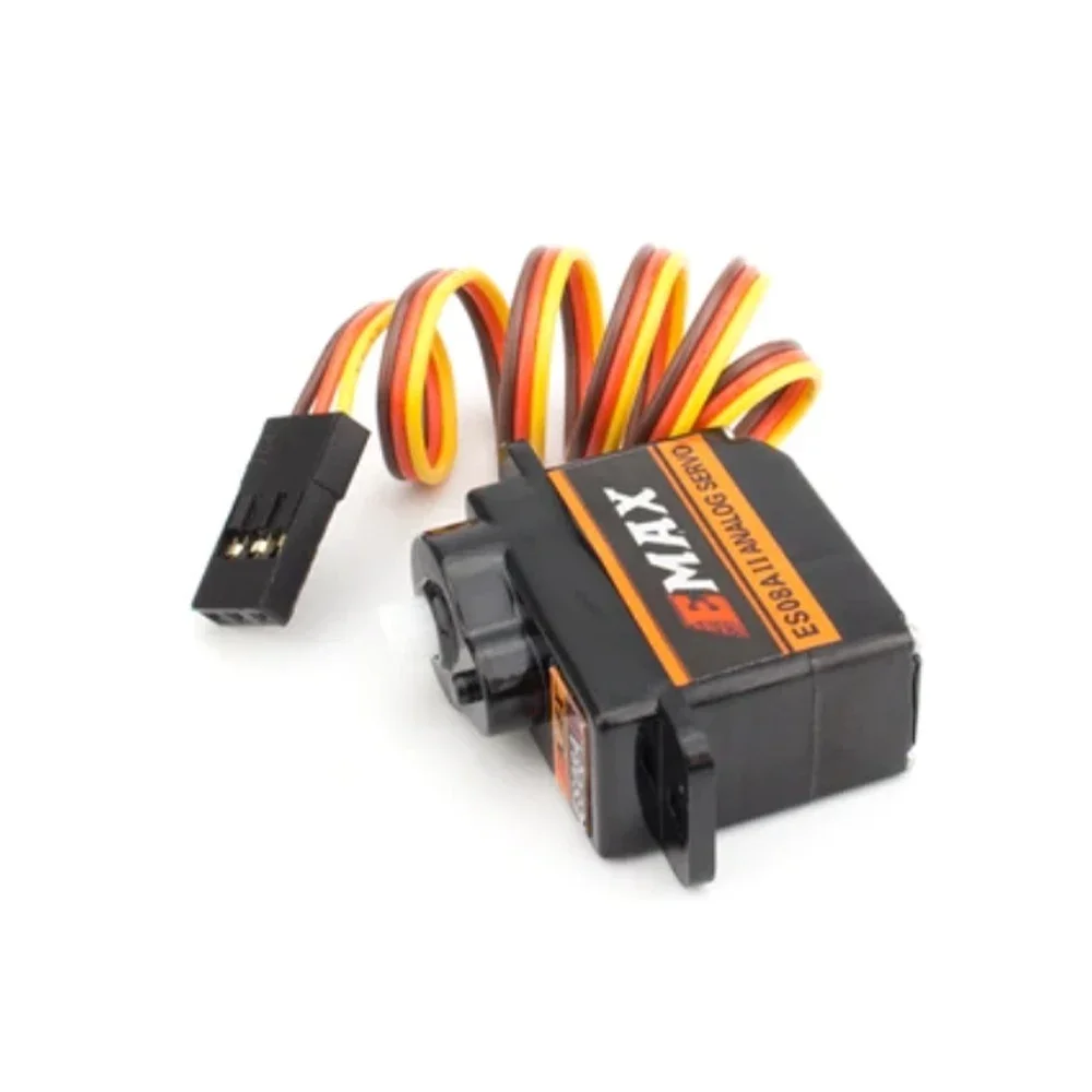 EMAX ES08A II 9g Micro Servo engranaje de plástico Mini Servo analógico 1,8 kg/seg para modelos RC piezas de repuesto de avión 3D de ala fija