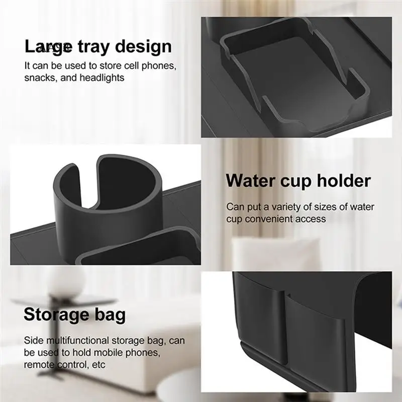 

AA-Chair Side Bag Armrest Multicolor Multi High Capacity Pocket Storage Pouch Durable Storage Bags For Walker Scooter Durable