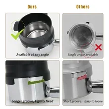 Кольцо для дозирования кофе 54 мм для серии эспрессо, портафильтр, воронка для дозирования, алюминиевая вращающаяся петля, аксессуары