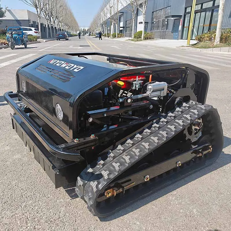 الأراضي القاحلة بستان الحضانة إزالة الأعشاب الضارة الزاحف جزازة العشب آلات الحديقة جهاز ذكي للتحكم عن بعد الزاحف جزازة العشب #5